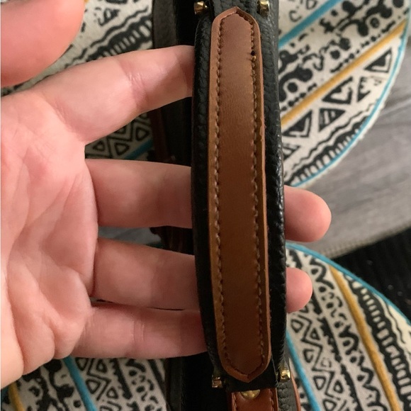 Dooney & Bourke Black and Brown Leather purse - Picture 3 of 5